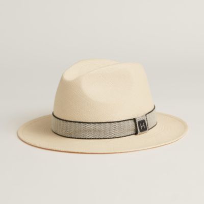 HERMES Gabardine Cotton Swift Bob Elvis Robot Bucket Hat 59